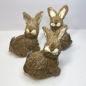 Raffia Bunny Set
